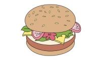 Jak narysować hamburgera