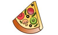 Jak narysować kawałek pizzy