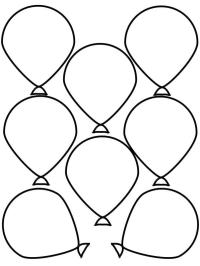 Osiem balonów