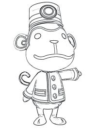 Małpa Porter Animal Crossing