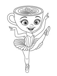 Tańcząca Ballerina Cappuccina