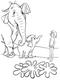 Hathi i Mowgli