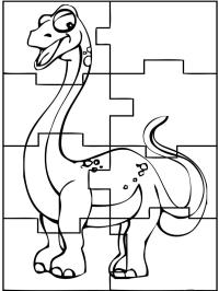 Puzzle dinazaur