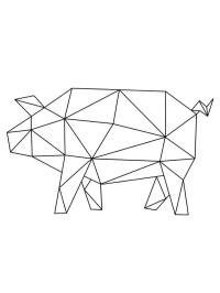 geometryczna świnka