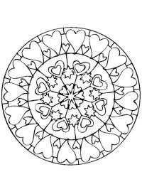 mandala serduszka