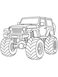 Monster truck Jeep