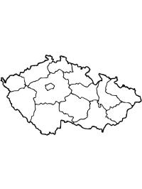 Mapa Republiki Czeskiej