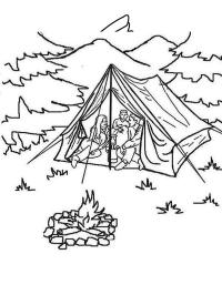 biwakowanie w namiocie