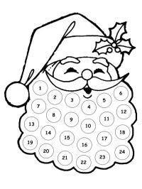 Kalendarz adwentowy Święty Mikołaj