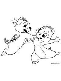 Chip i Dale tańczą