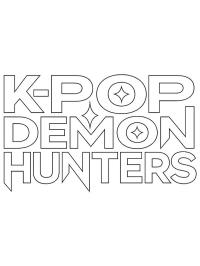 K-popowe łowczynie demonów logo