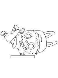 Hip-hopowa tancerka Labubu