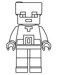 Figurka LEGO z gry Minecraft