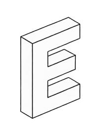 Litera E 3D