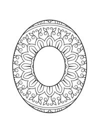 Litera O Mandala