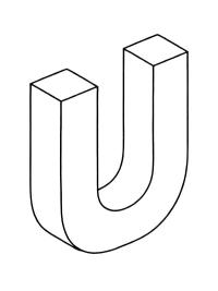 Litera U 3D