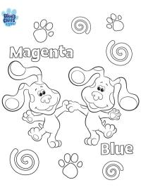 Magenta i Blue