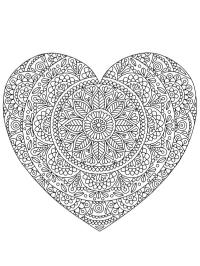 Mandala serce