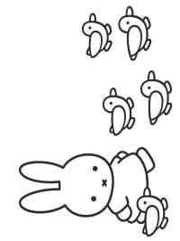 Miffy z kaczuszkami