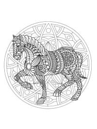 Mandala koń