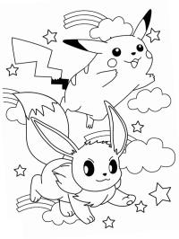 Pikachu i Eevee