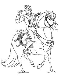 Książę Hans na koniu
