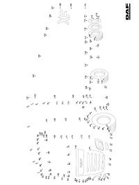 Połącz kropki ciężarówka DAF