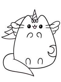 Pusheen jako jednorożec