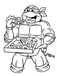 Raphael je pizzę