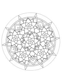 Mandala róż