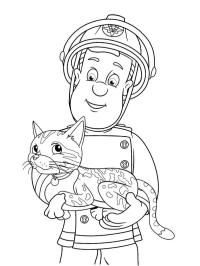 Strażak Sam i kot