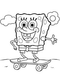 SpongeBob na deskorolce