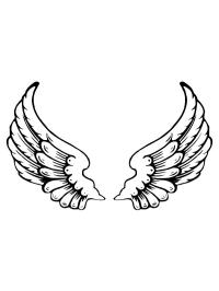 tatuaż skrzydła anioła
