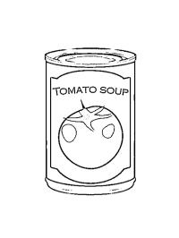 Puszka zupy pomidorowej