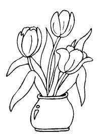 tulipany w wazonie