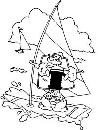Windsurfing Popeye