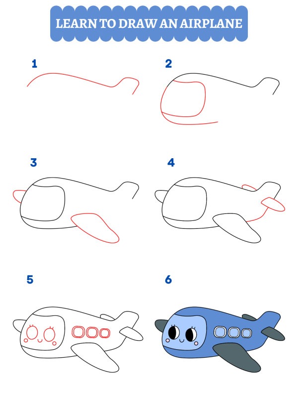Jak narysować samolot