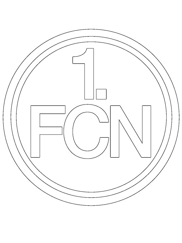 1. FC Nürnberg kolorowanka
