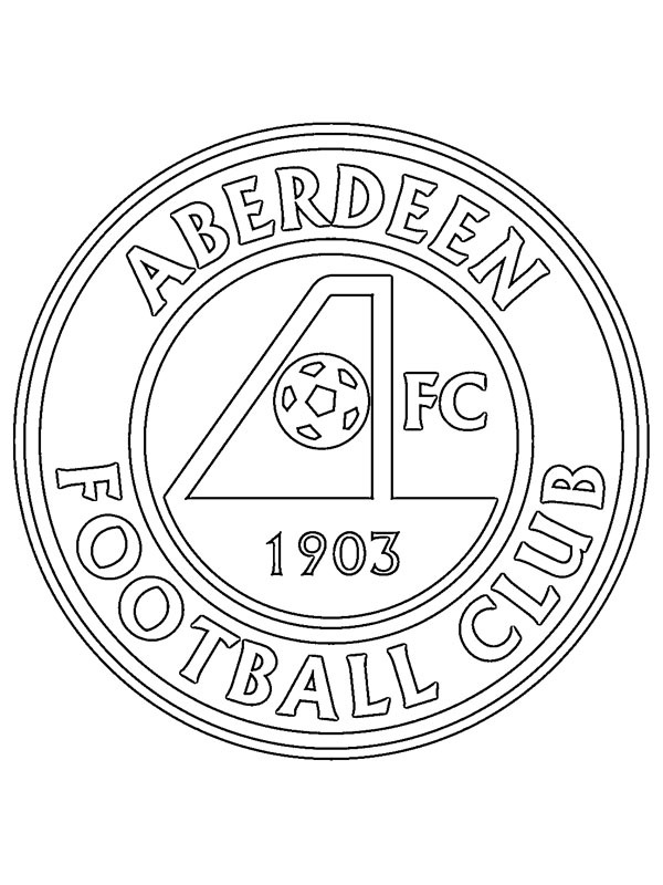Aberdeen FC kolorowanka