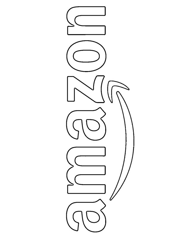Amazon logo kolorowanka