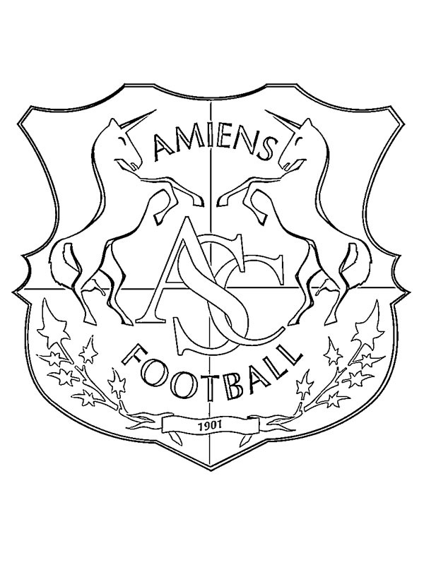 Amiens SC kolorowanka