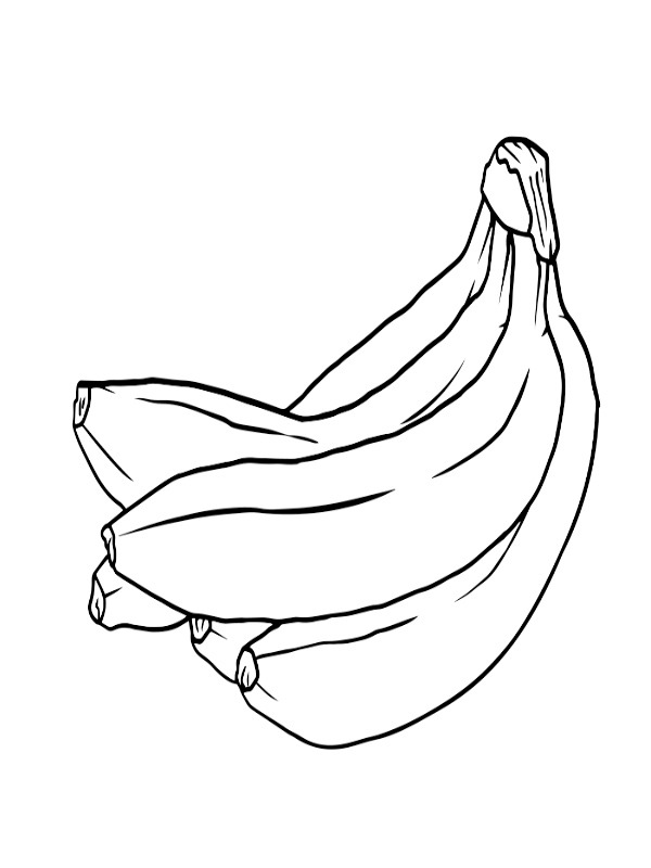 banany kolorowanka