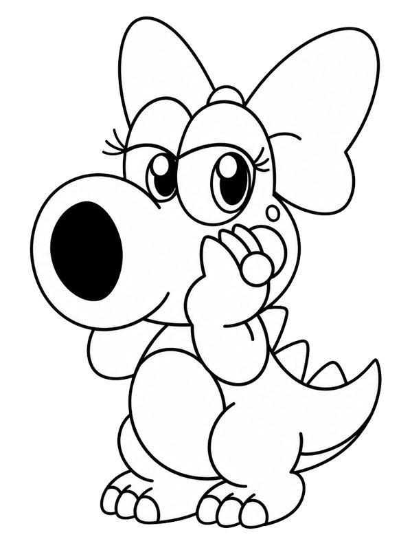 Birdo (Super Mario) kolorowanka