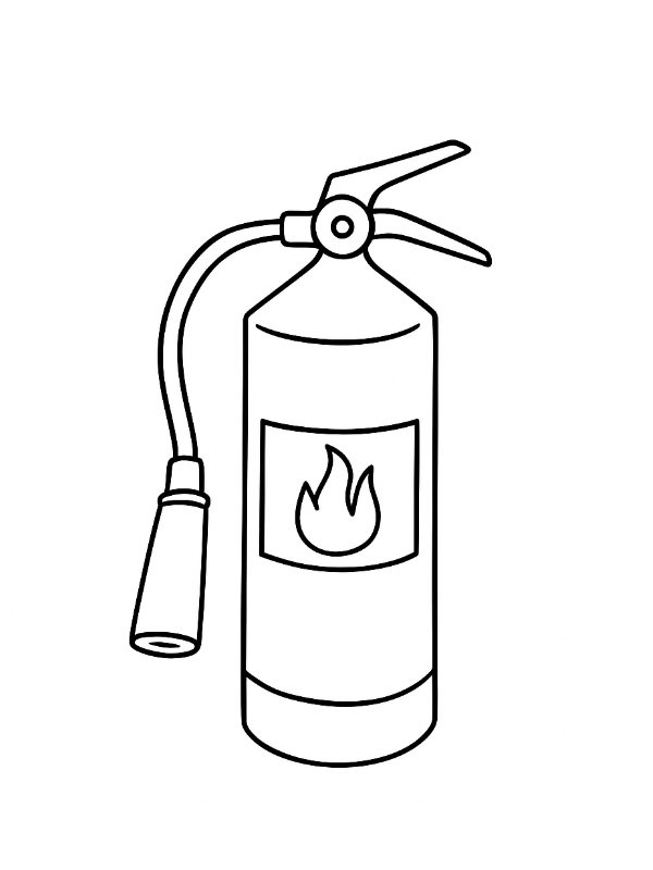 Gaśnica kolorowanka