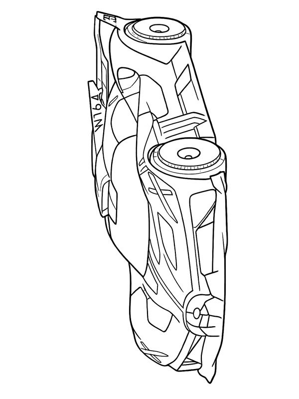 Bugatti Bolide kolorowanka