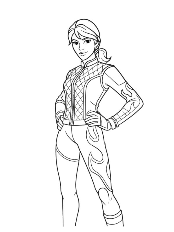 Burnoff Fortnite kolorowanka