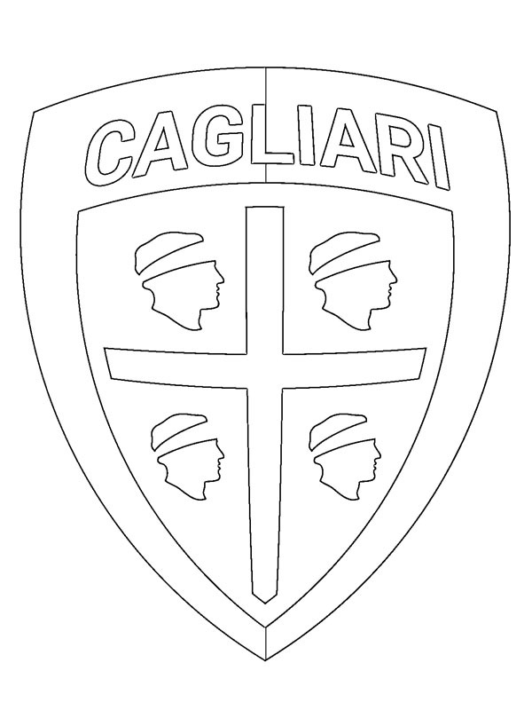 Cagliari Calcio kolorowanka