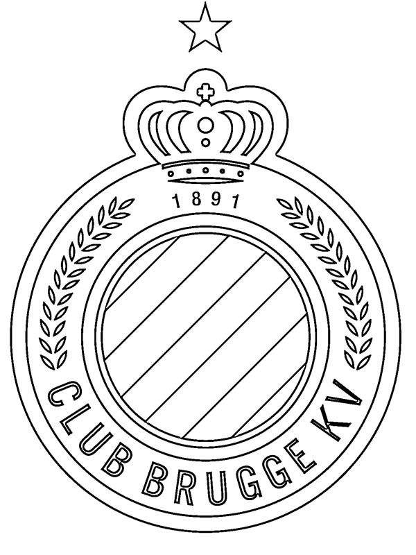 Club Brugge kolorowanka