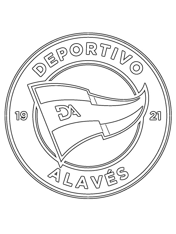 Deportivo Alavés kolorowanka