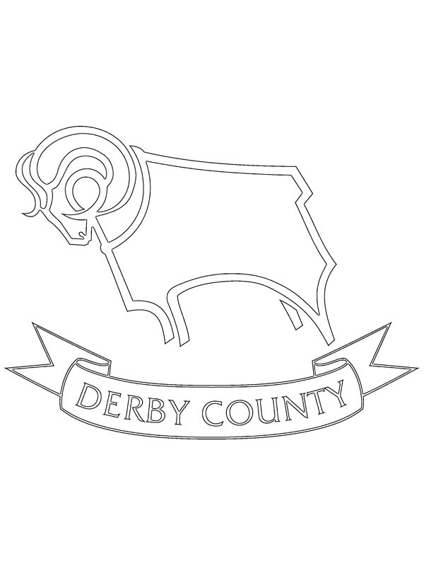 Derby County FC kolorowanka